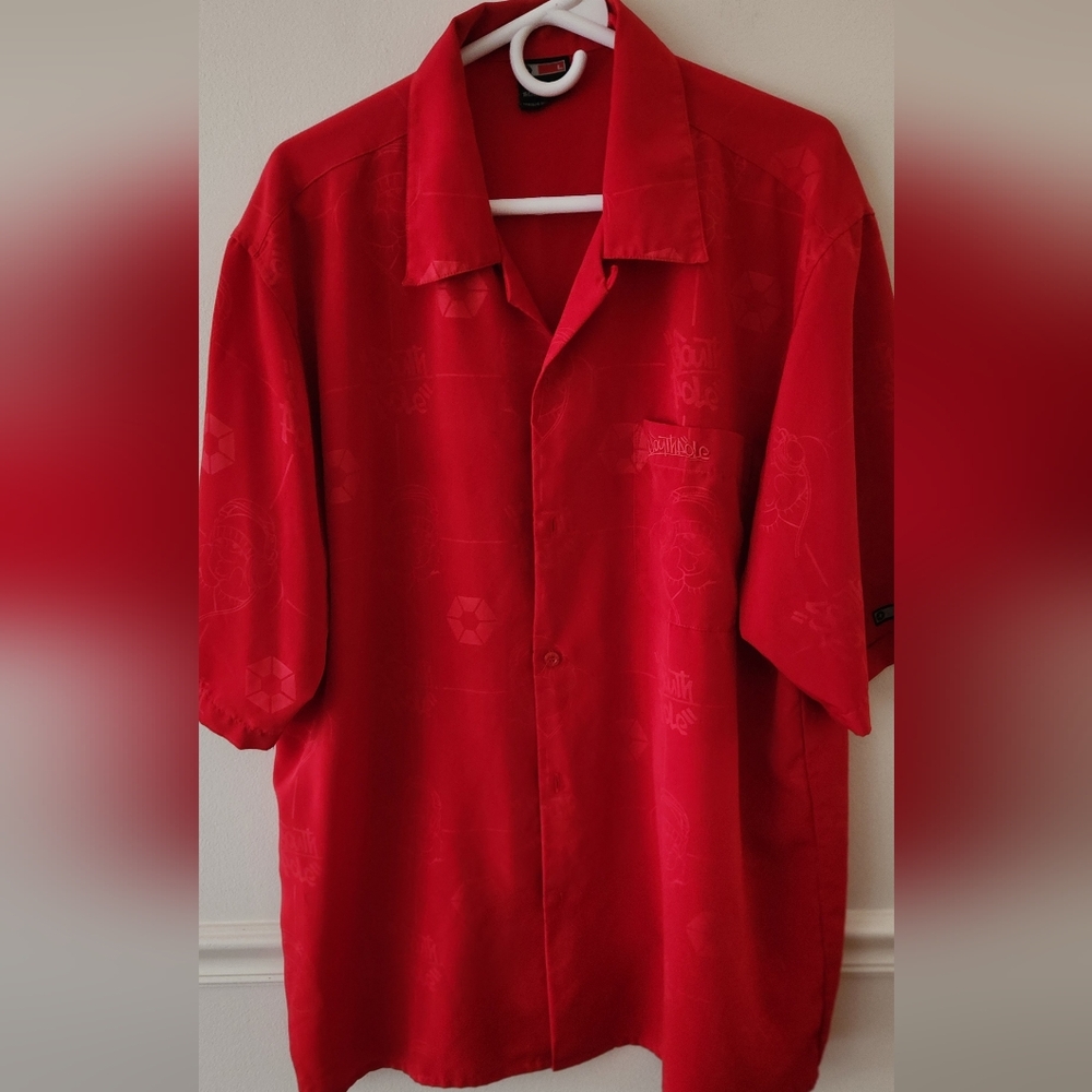 South Pole Men's Vibrant Red Shirt